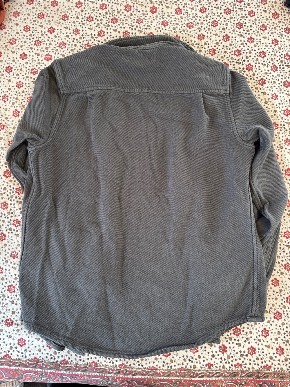Outerknown Gray Button-Front Utility Shirt Jacket - Picture 2 of 2